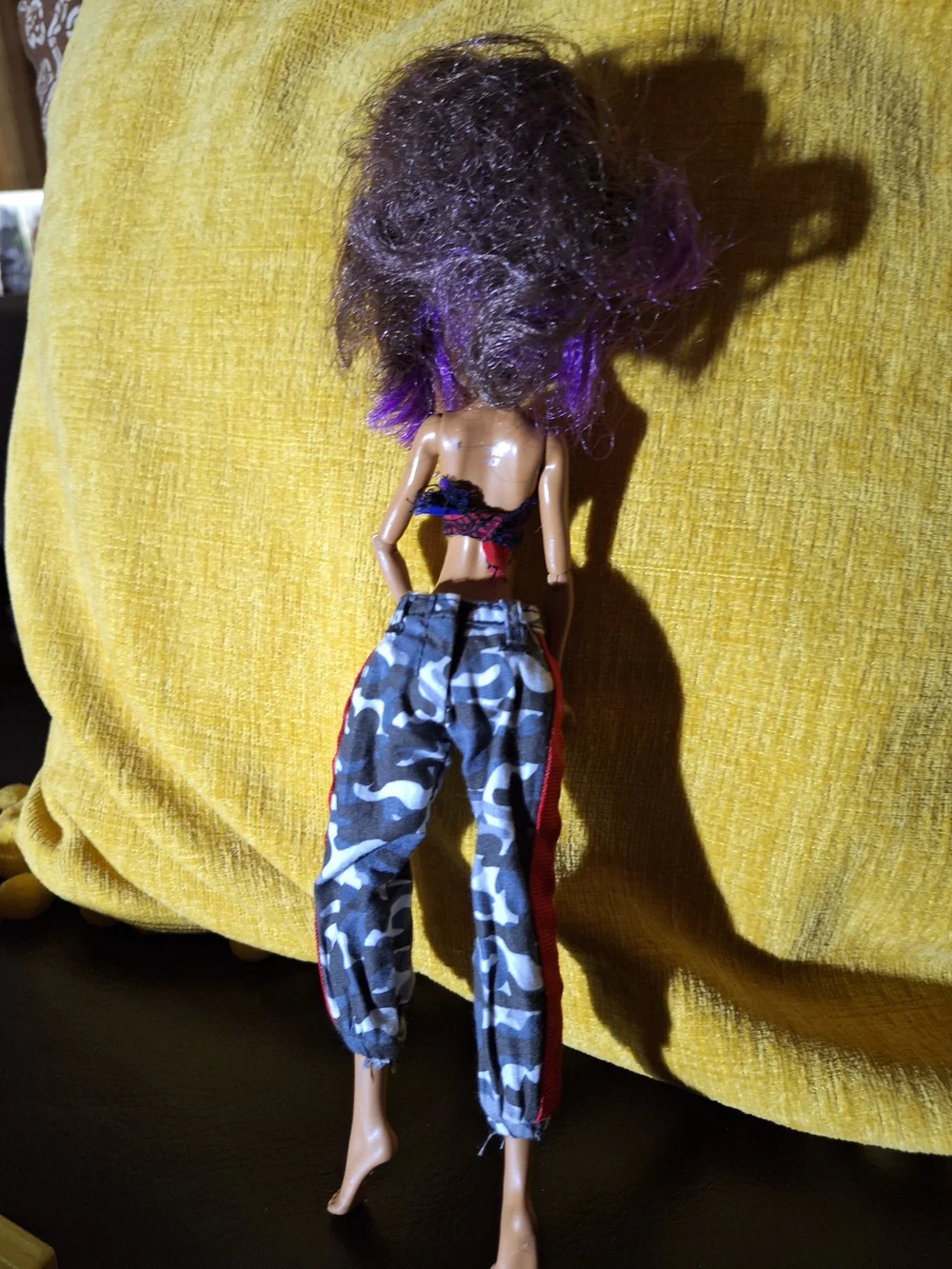 Monster High Clawdeen Wolf Fashion Doll with Camouflage Pants.